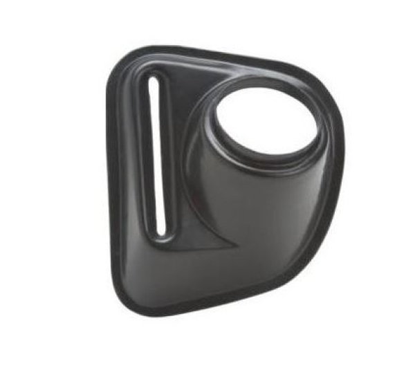 Bumper bracket cover frontside right Karmann Ghia 8.1972 and later